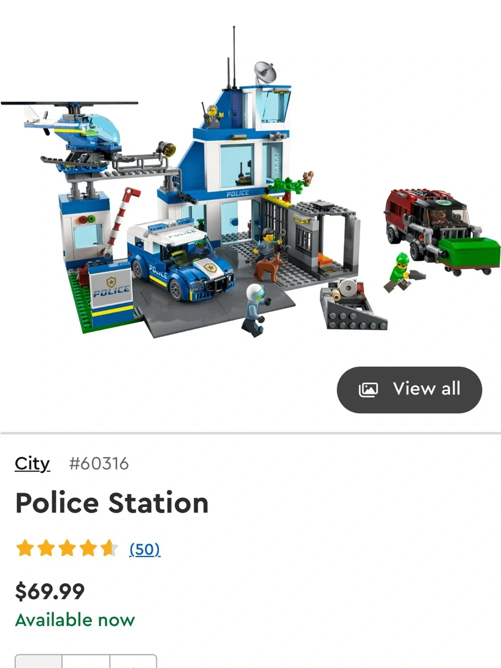 Lego City 60316 Police Station